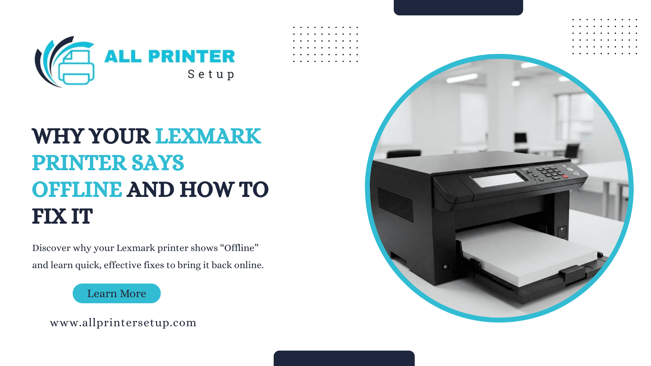 Lexmark Printer Says Offline